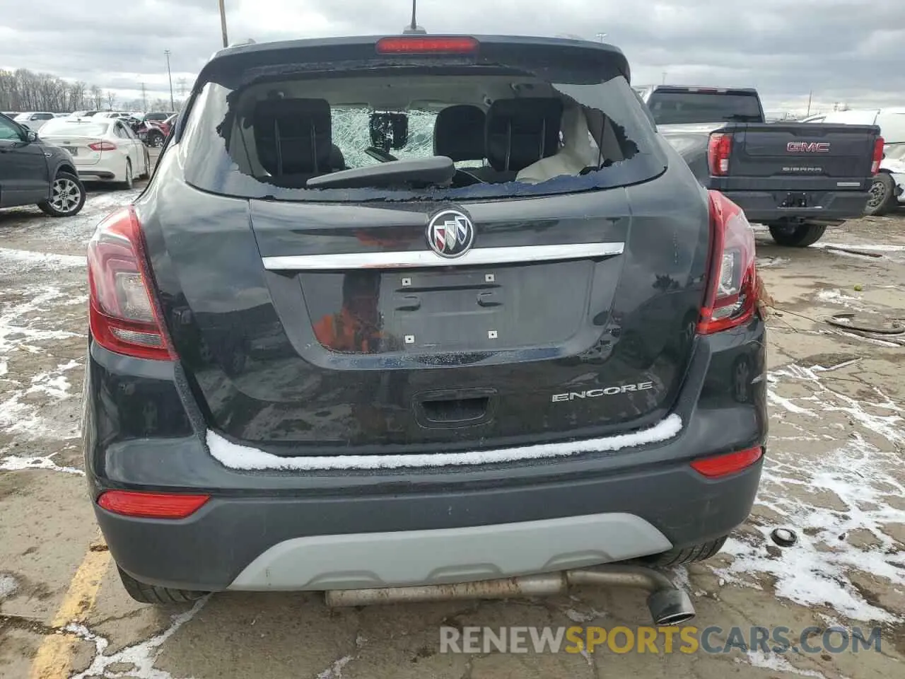 6 Фотография поврежденного автомобиля KL4CJASB7MB333282 BUICK ENCORE 2021