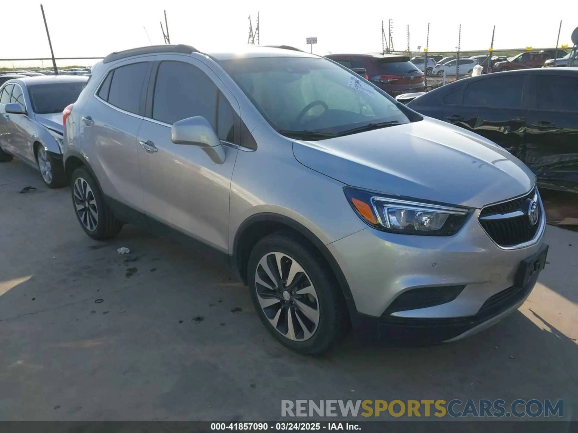 1 Фотография поврежденного автомобиля KL4CJASBXMB312202 BUICK ENCORE 2021
