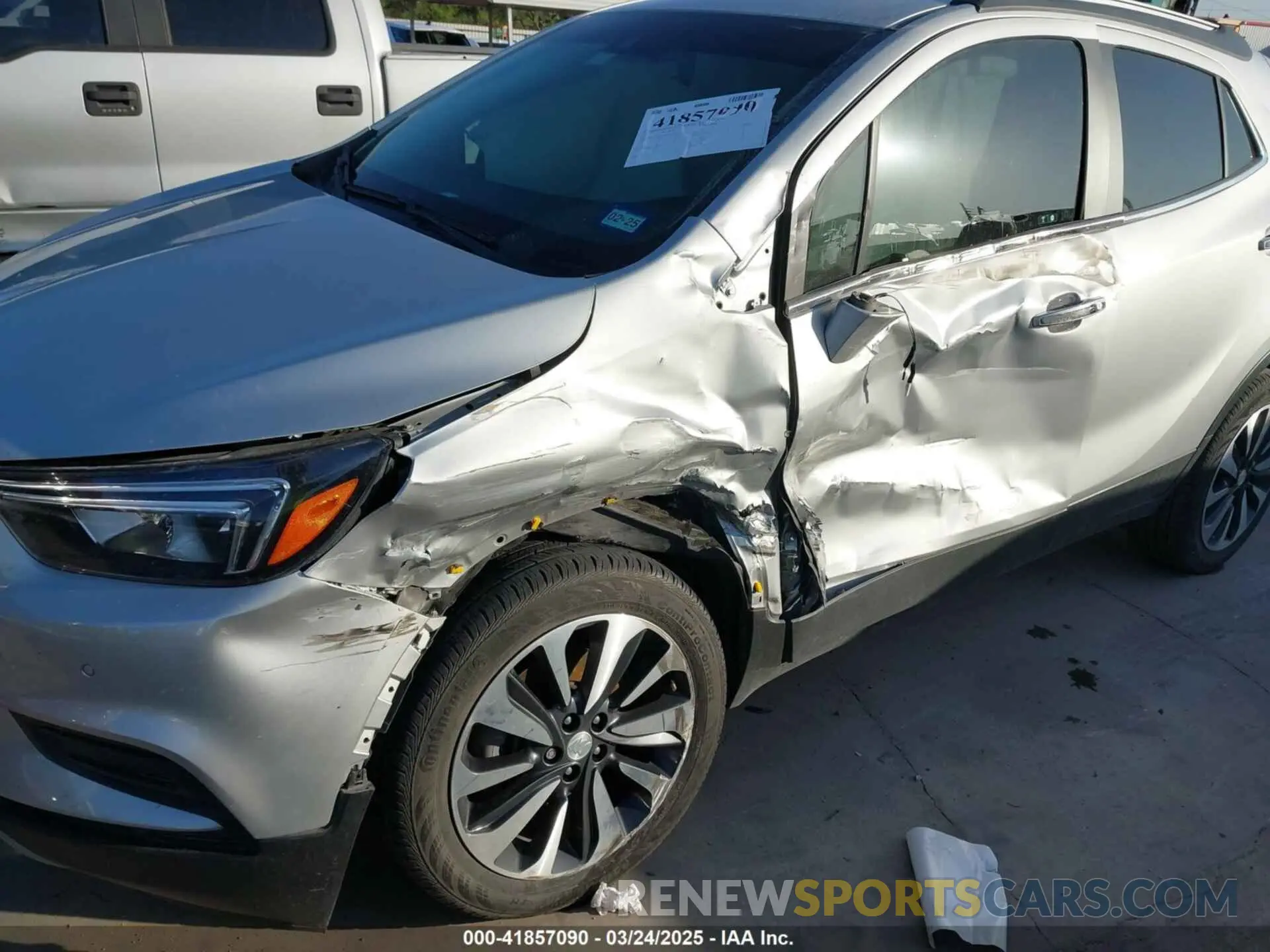 6 Фотография поврежденного автомобиля KL4CJASBXMB312202 BUICK ENCORE 2021