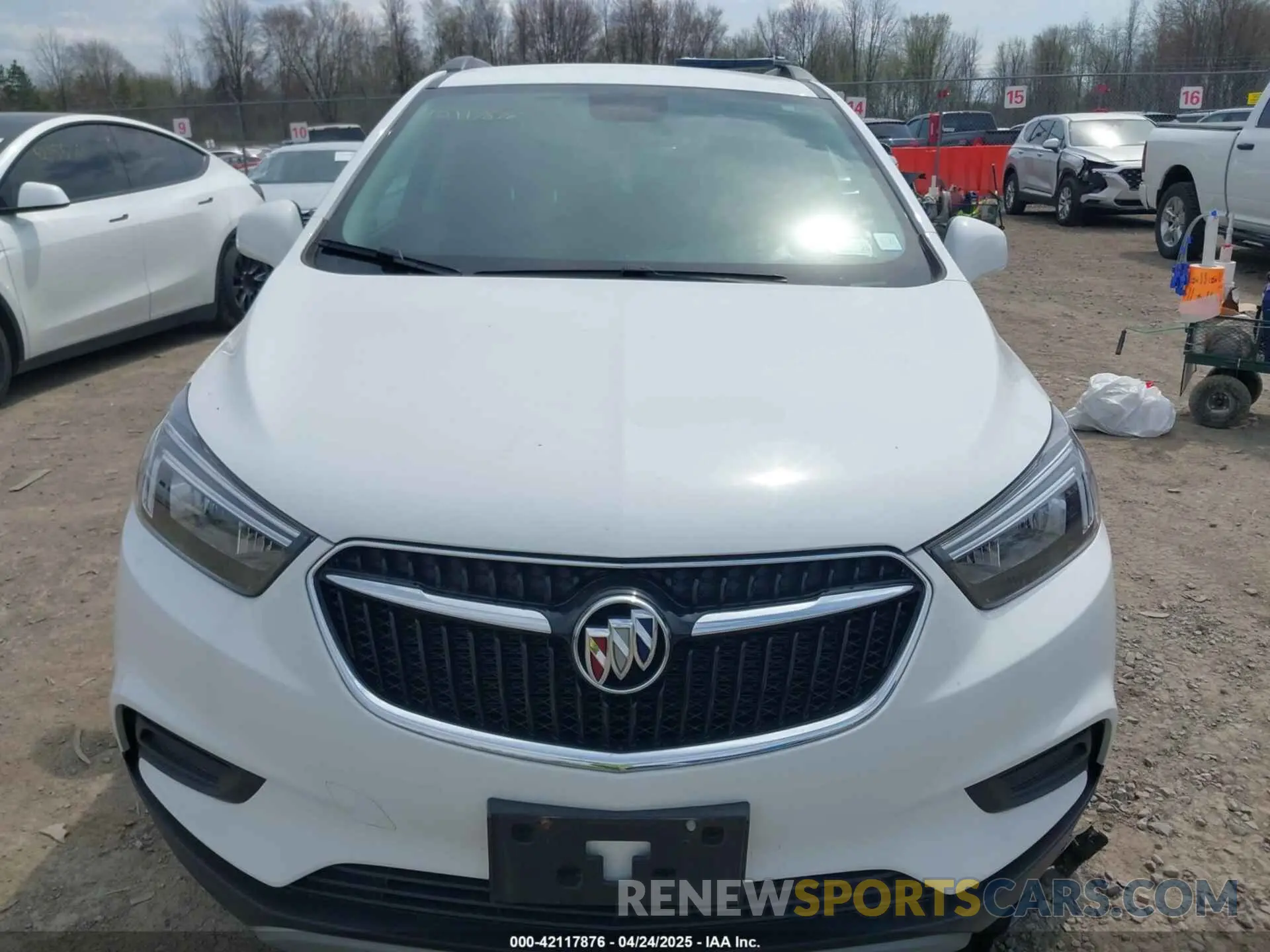 13 Фотография поврежденного автомобиля KL4CJESB3MB331438 BUICK ENCORE 2021