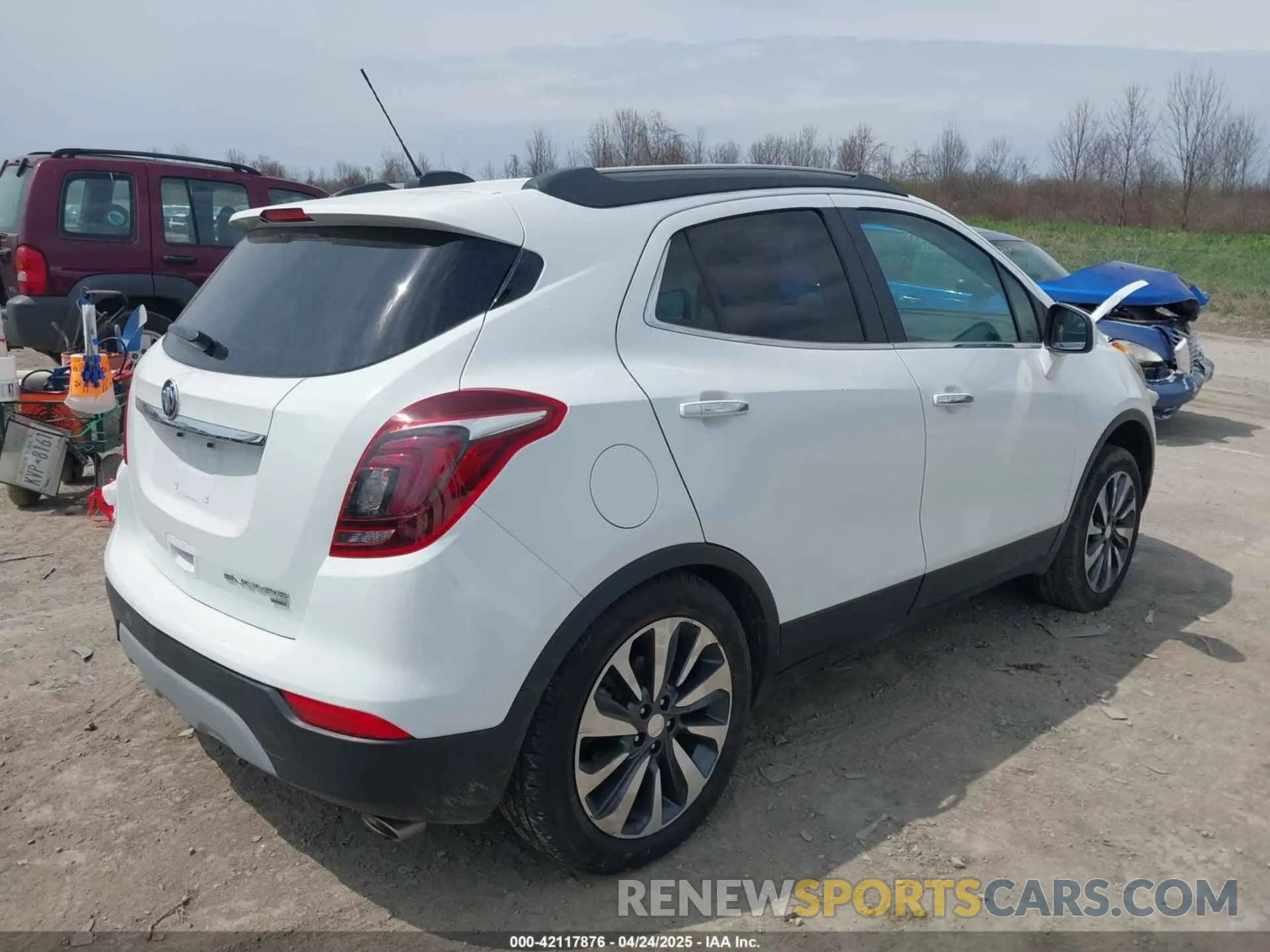 4 Фотография поврежденного автомобиля KL4CJESB3MB331438 BUICK ENCORE 2021