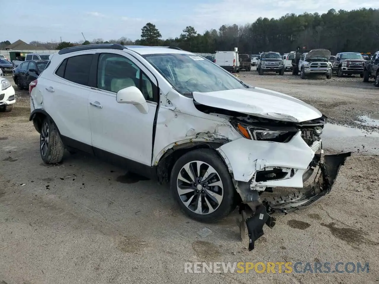 4 Photograph of a damaged car KL4CJESB6MB350923 BUICK ENCORE 2021
