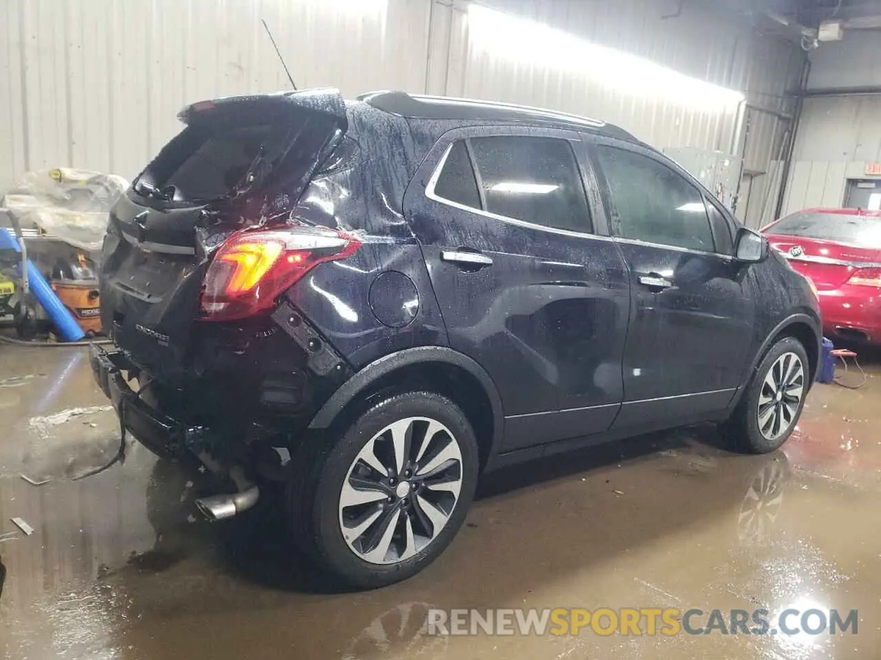 3 Фотография поврежденного автомобиля KL4CJESB8MB343147 BUICK ENCORE 2021