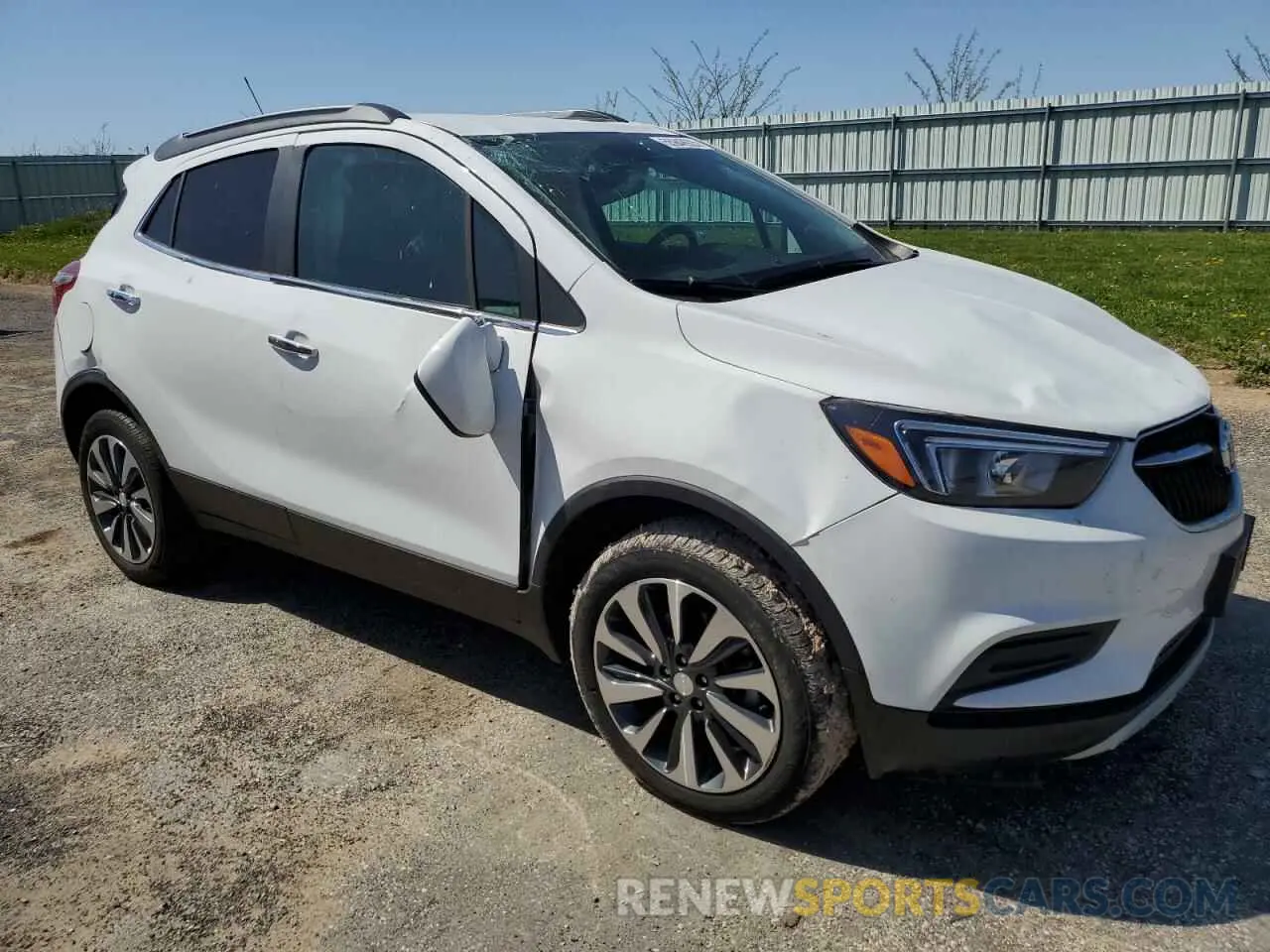 4 Фотография поврежденного автомобиля KL4CJESB9MB344694 BUICK ENCORE 2021