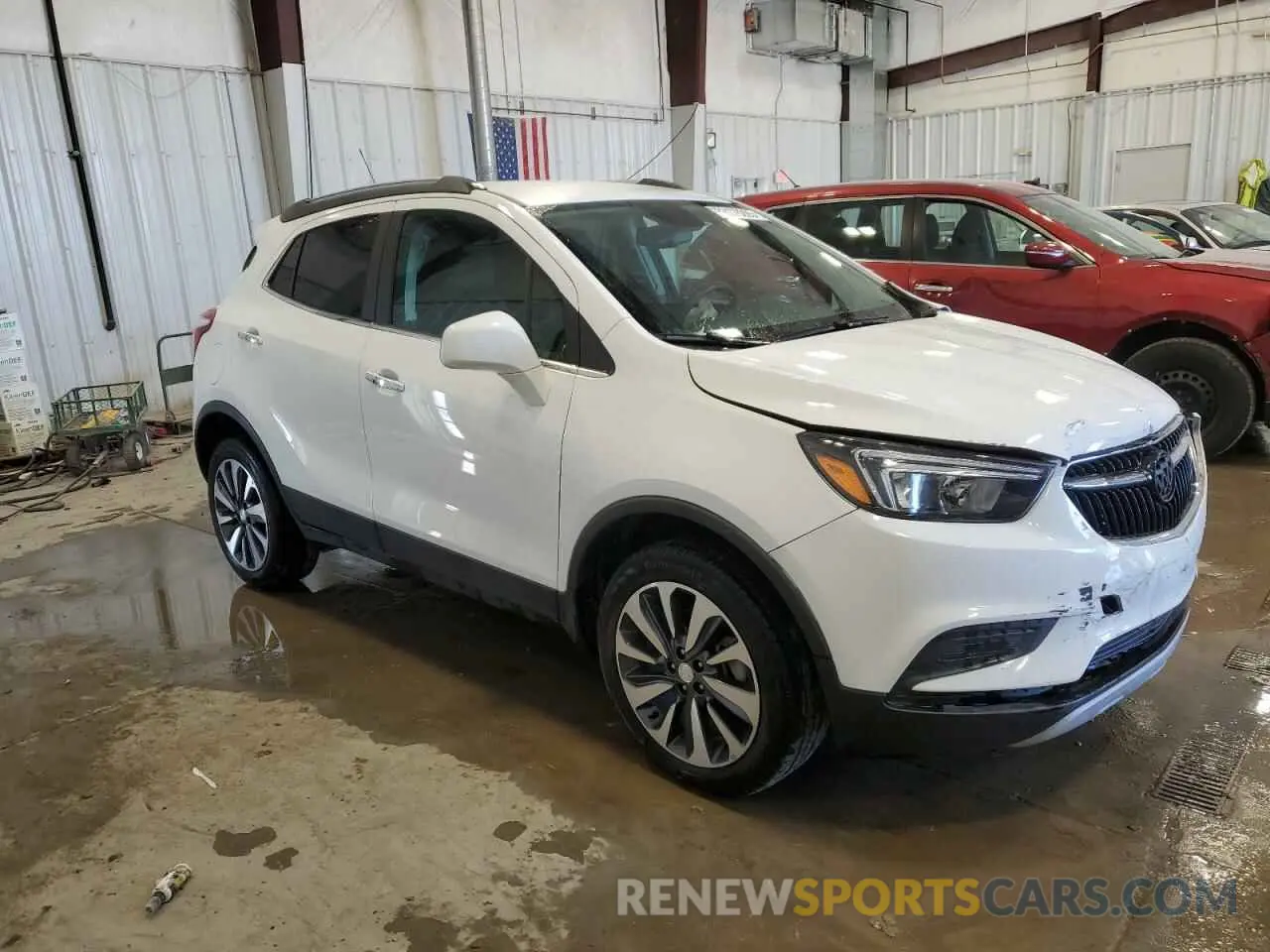 4 Photograph of a damaged car KL4CJESBXMB328326 BUICK ENCORE 2021