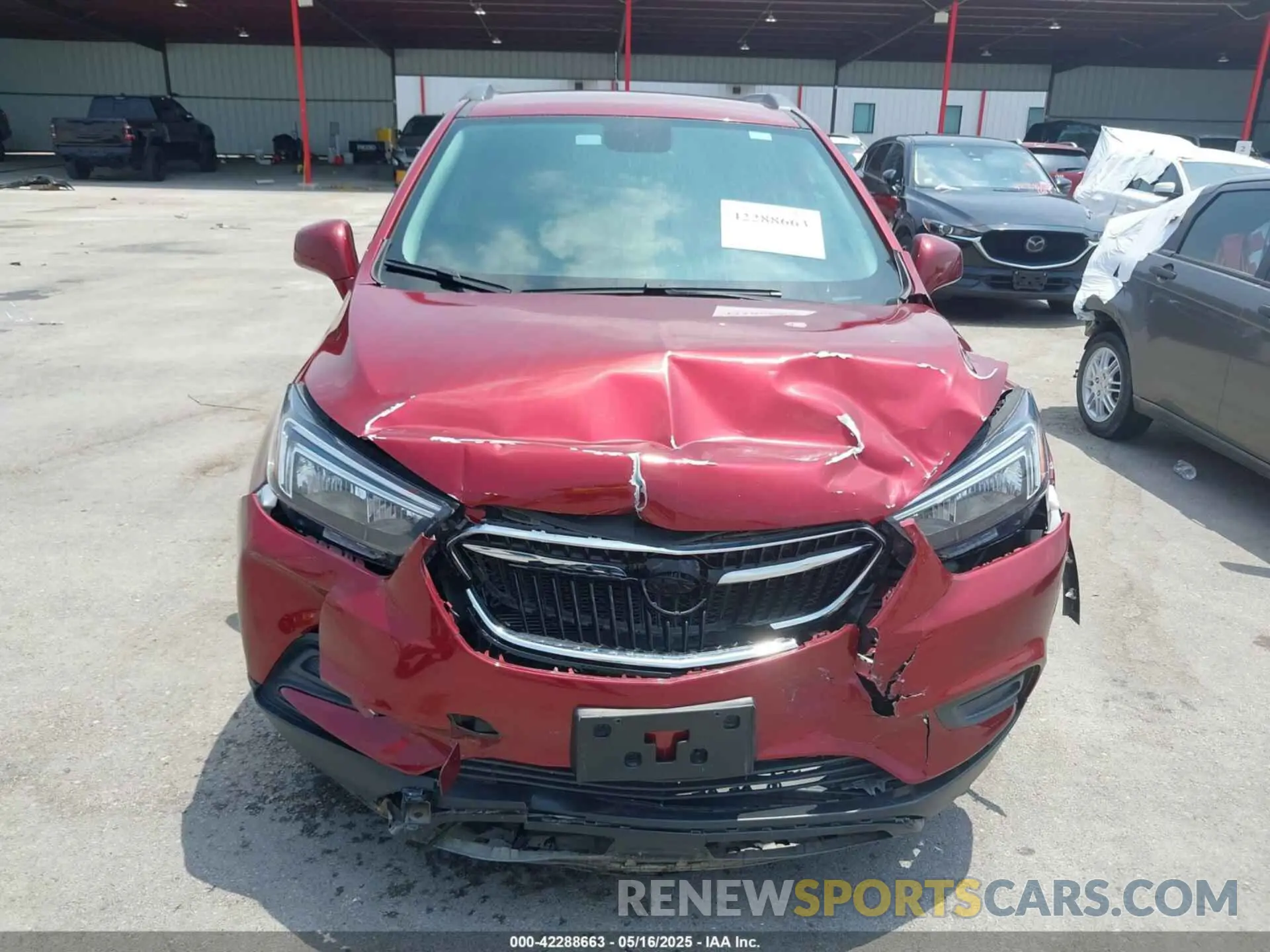 12 Фотография поврежденного автомобиля KL4CJESM0MB374359 BUICK ENCORE 2021