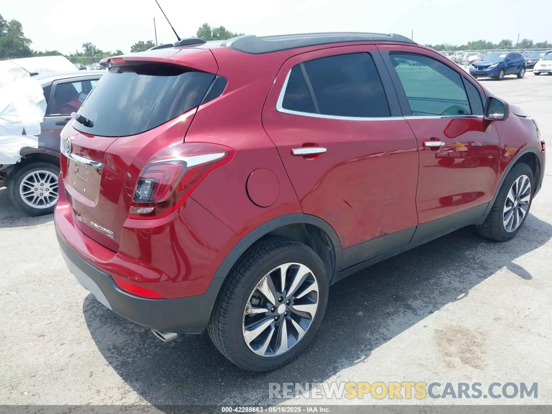 4 Фотография поврежденного автомобиля KL4CJESM0MB374359 BUICK ENCORE 2021