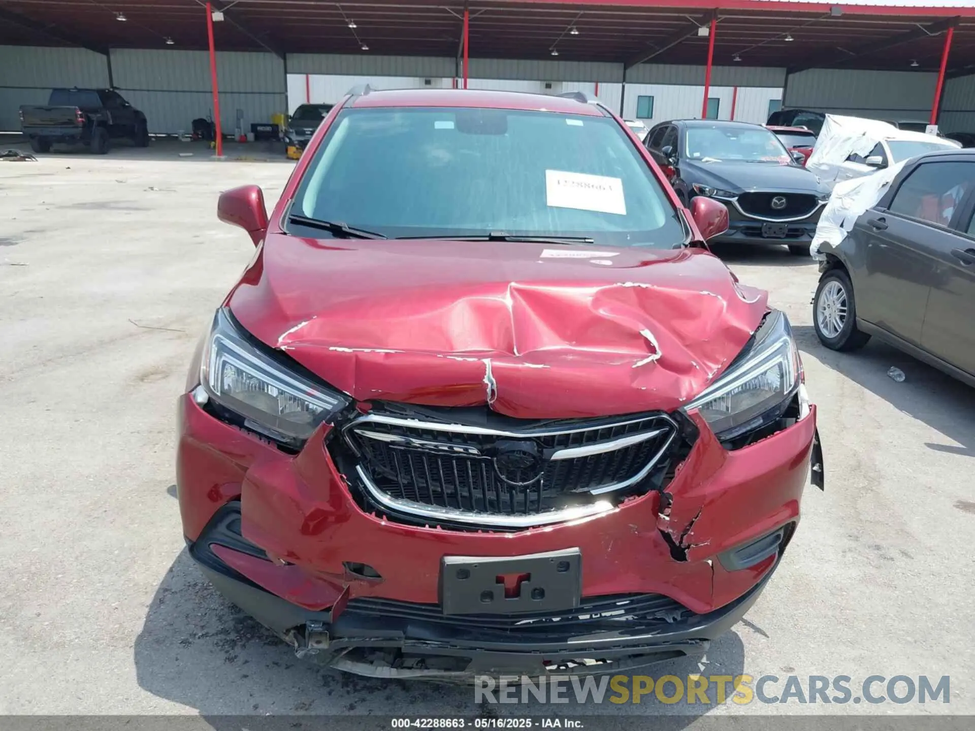 6 Фотография поврежденного автомобиля KL4CJESM0MB374359 BUICK ENCORE 2021