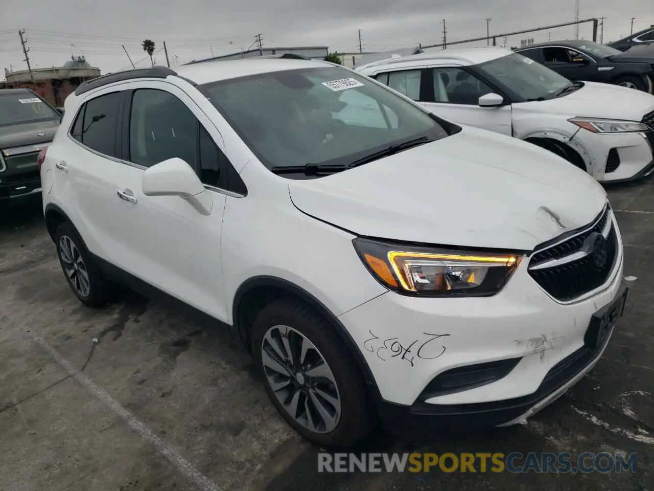 4 Photograph of a damaged car KL4CJESM2MB372838 BUICK ENCORE 2021