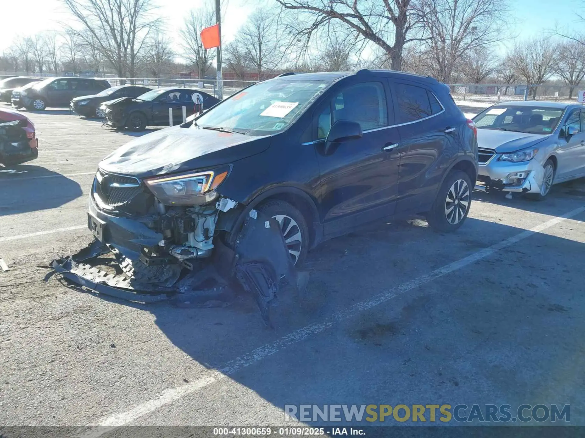 2 Фотография поврежденного автомобиля KL4CJESM4MB368340 BUICK ENCORE 2021