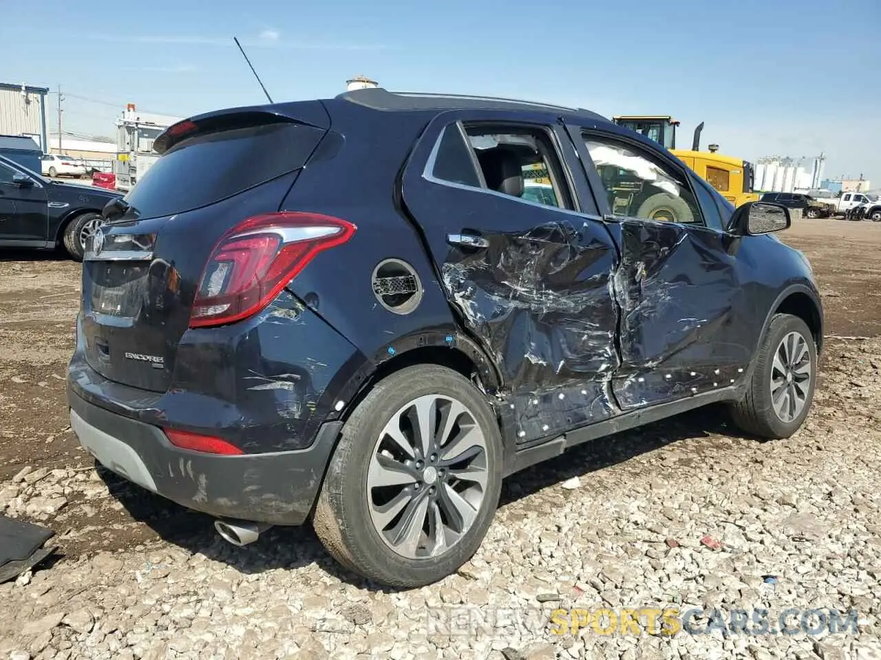 3 Фотография поврежденного автомобиля KL4CJESM6MB366783 BUICK ENCORE 2021