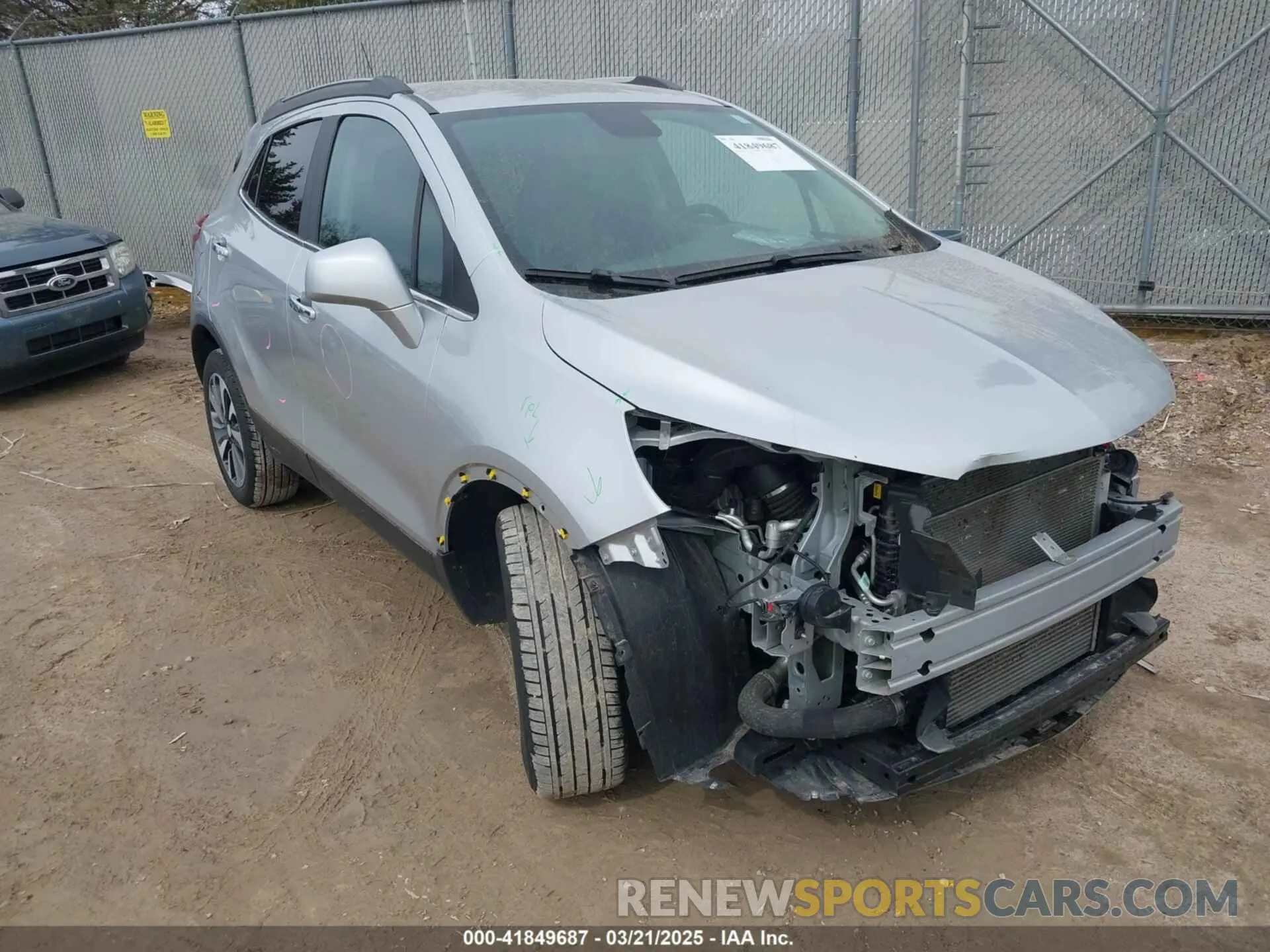 1 Фотография поврежденного автомобиля KL4CJESM6MB372518 BUICK ENCORE 2021
