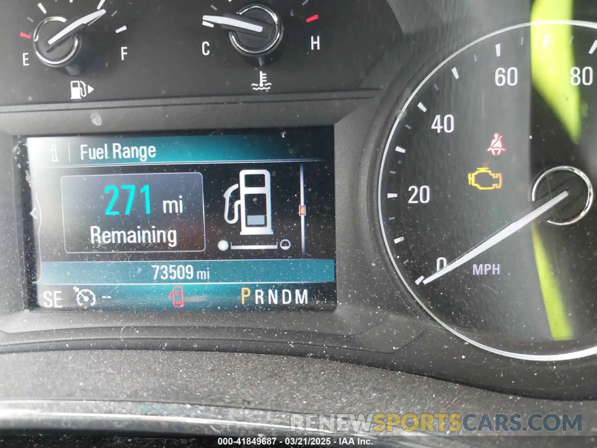 16 Фотография поврежденного автомобиля KL4CJESM6MB372518 BUICK ENCORE 2021