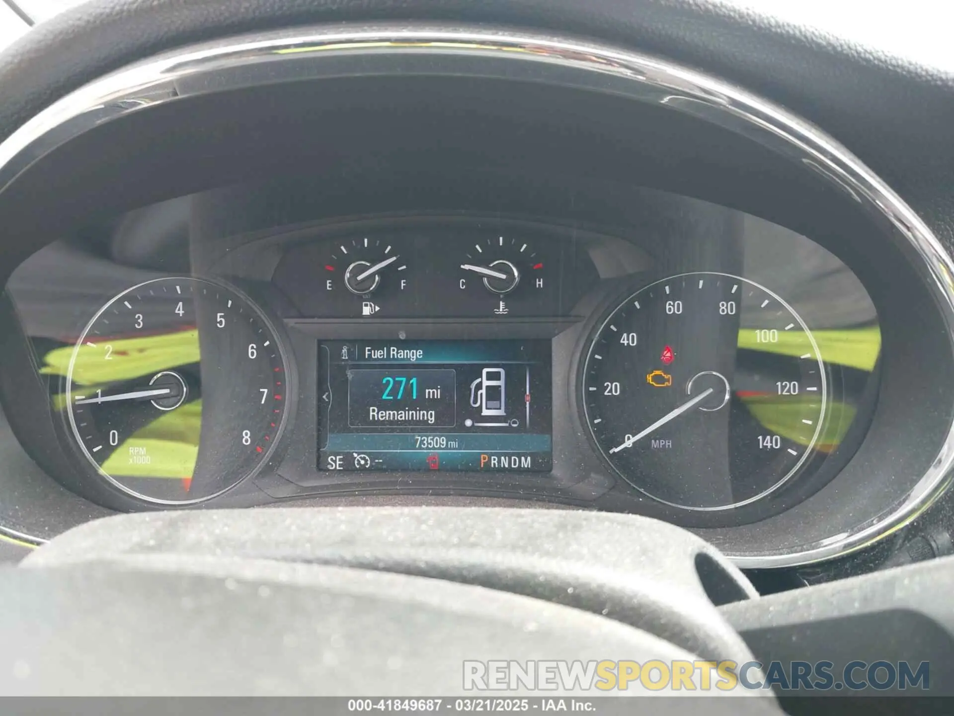 7 Фотография поврежденного автомобиля KL4CJESM6MB372518 BUICK ENCORE 2021