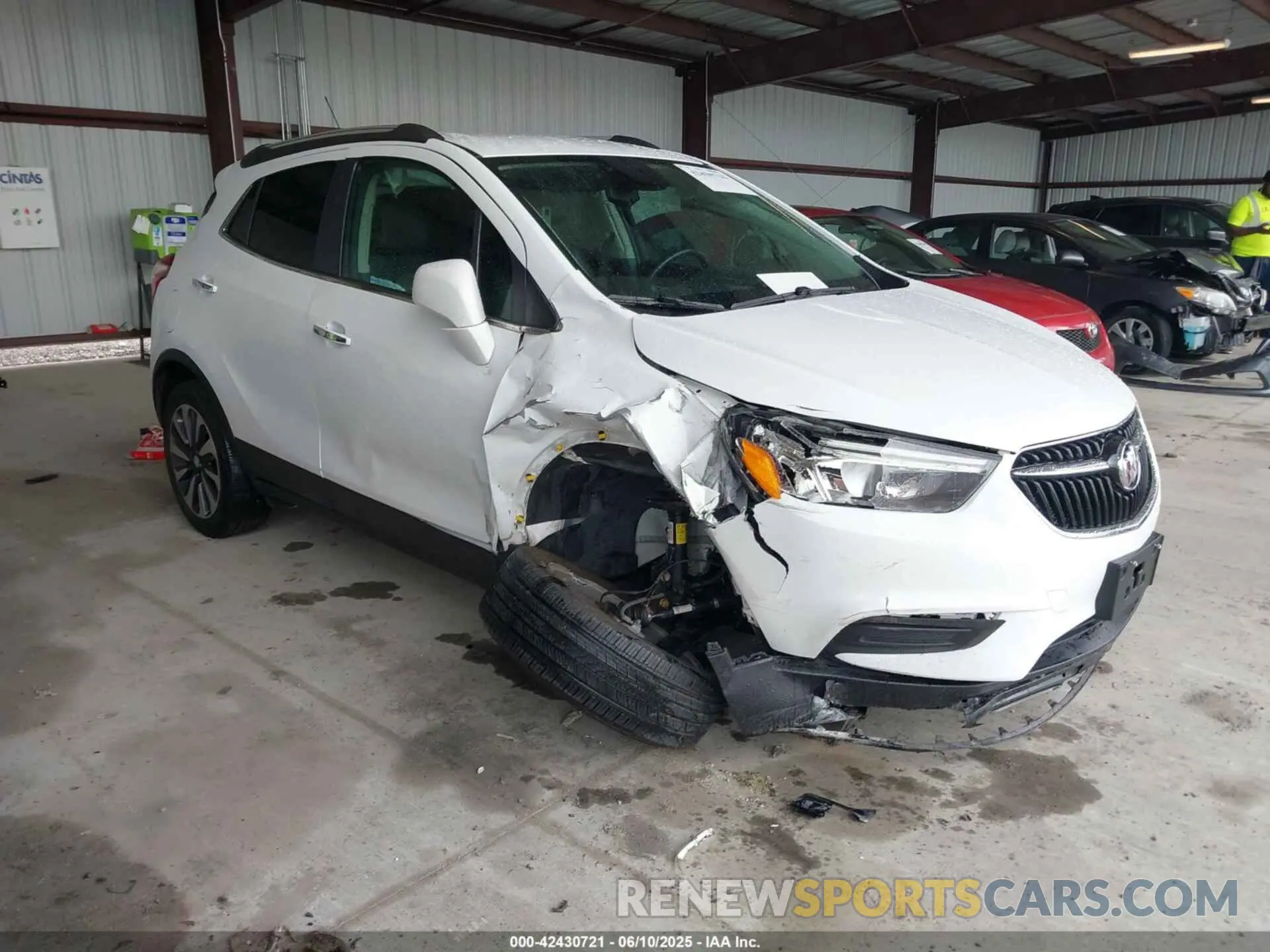 1 Photograph of a damaged car KL4CJESM7MB372933 BUICK ENCORE 2021