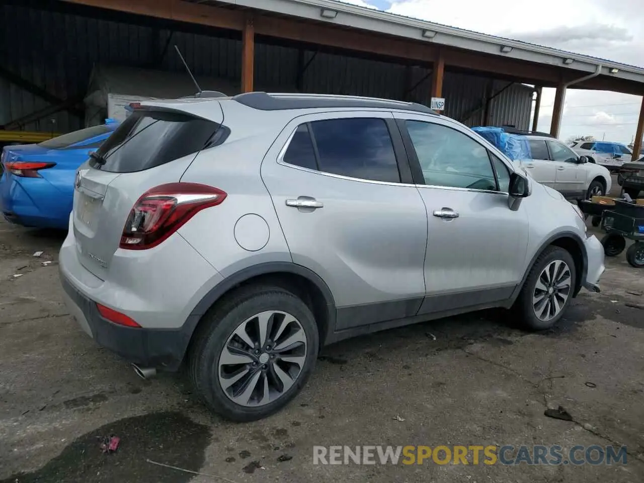 3 Фотография поврежденного автомобиля KL4CJESMXMB363157 BUICK ENCORE 2021