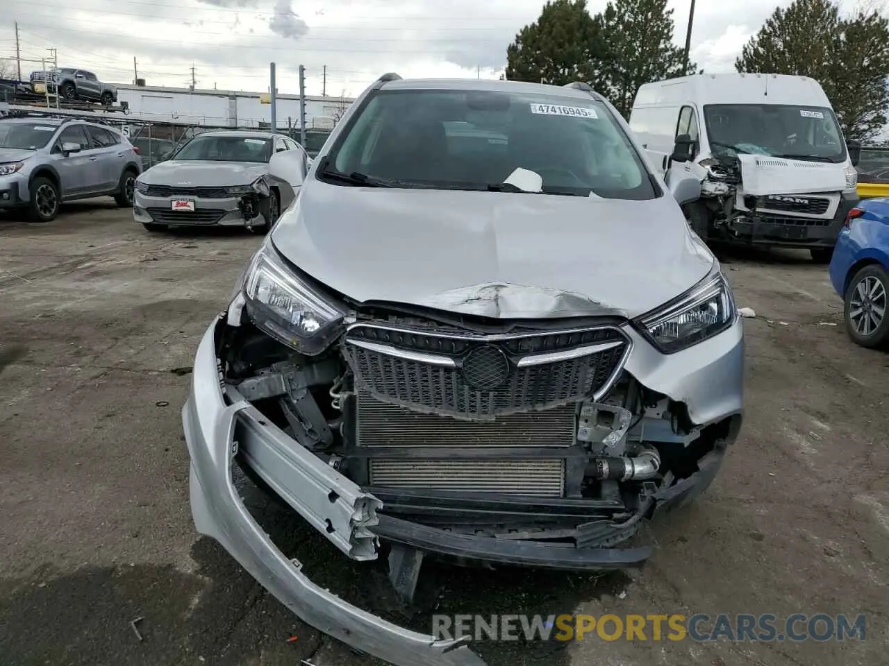 5 Фотография поврежденного автомобиля KL4CJESMXMB363157 BUICK ENCORE 2021