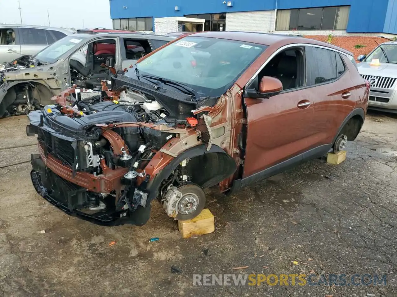 1 Photograph of a damaged car KL4MMBS20MB060509 BUICK ENCORE 2021