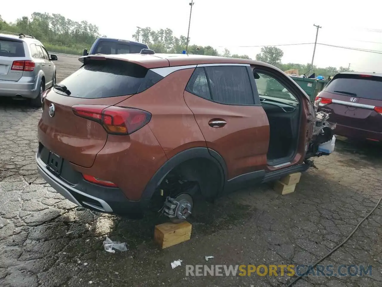 3 Photograph of a damaged car KL4MMBS20MB060509 BUICK ENCORE 2021