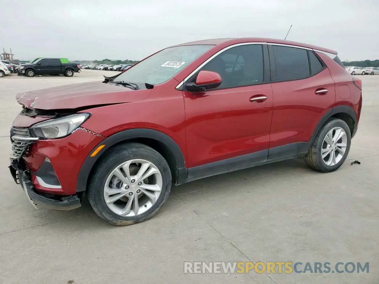 1 Photograph of a damaged car KL4MMBS21MB038423 BUICK ENCORE 2021