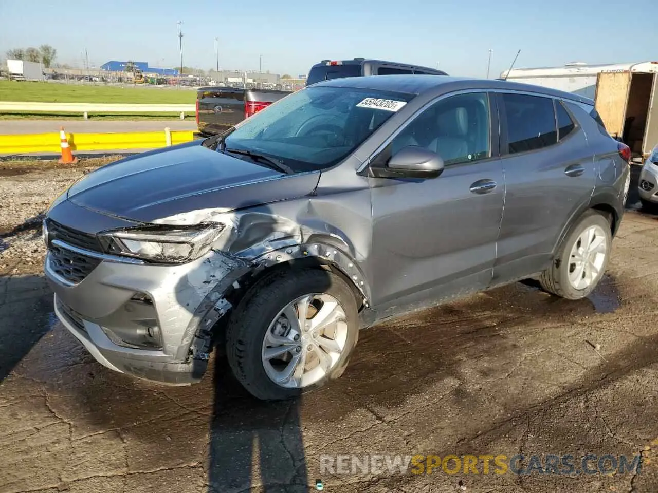 1 Photograph of a damaged car KL4MMBS21MB043315 BUICK ENCORE 2021