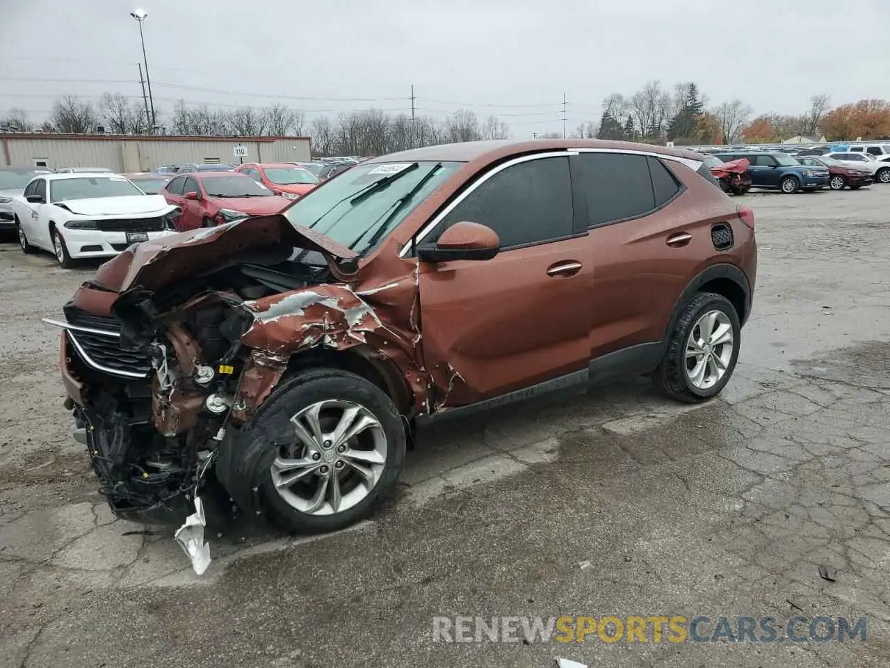 1 Фотография поврежденного автомобиля KL4MMBS21MB129076 BUICK ENCORE 2021