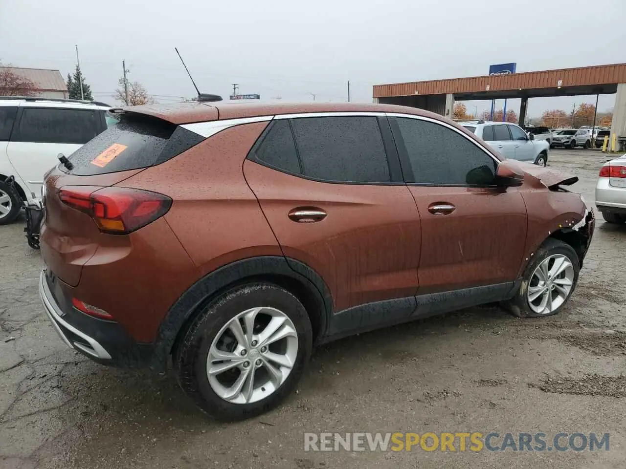 3 Фотография поврежденного автомобиля KL4MMBS21MB129076 BUICK ENCORE 2021