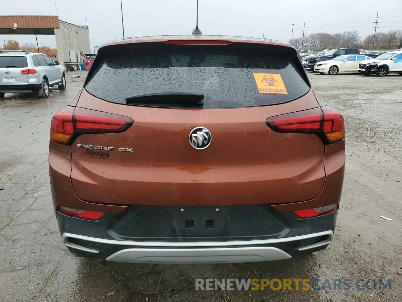 6 Фотография поврежденного автомобиля KL4MMBS21MB129076 BUICK ENCORE 2021