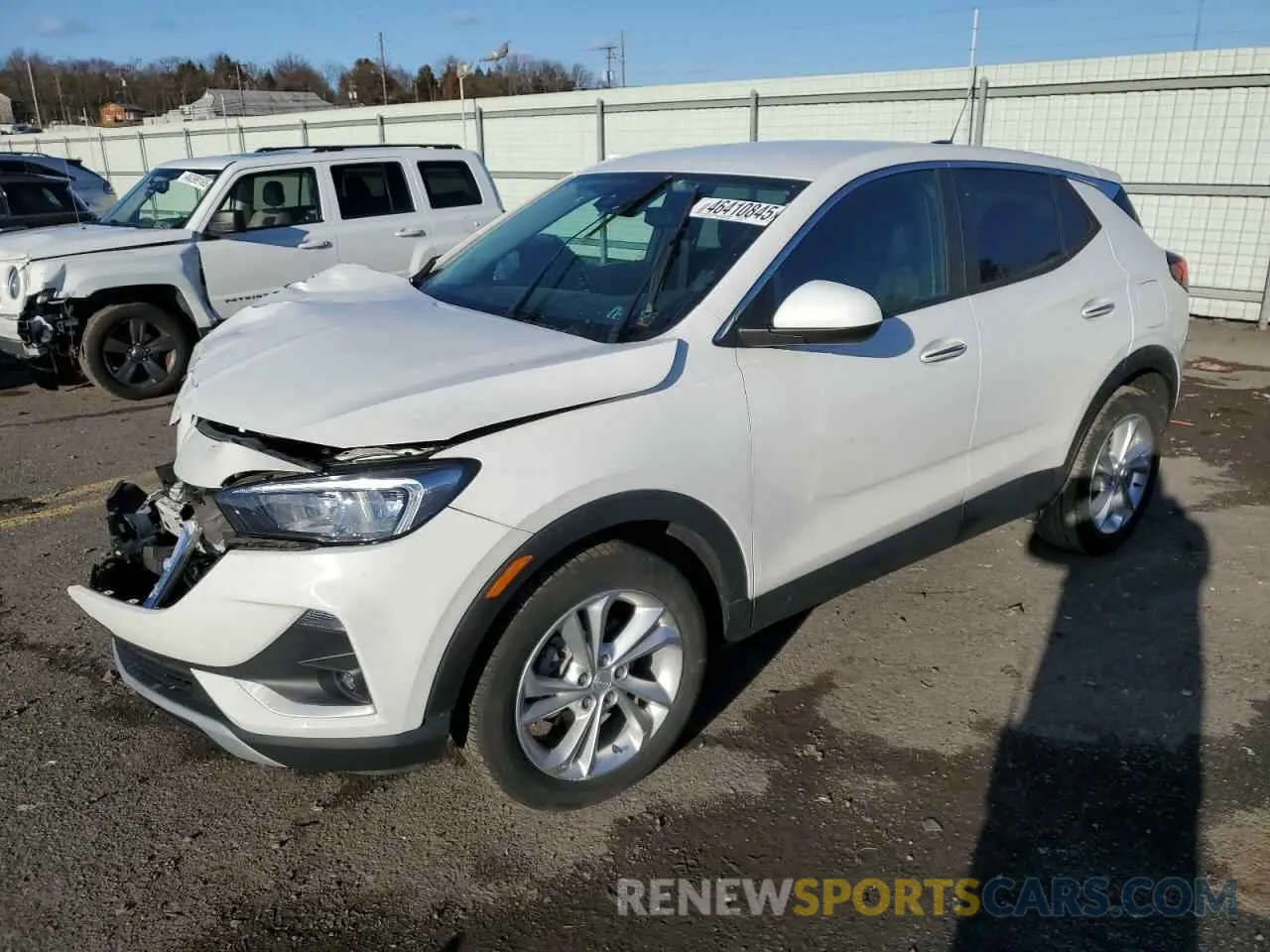 1 Фотография поврежденного автомобиля KL4MMBS21MB174874 BUICK ENCORE 2021