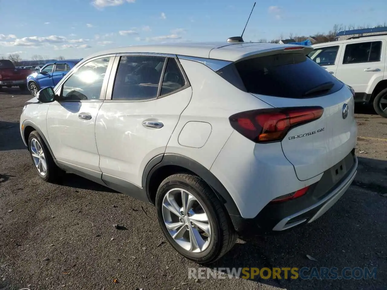 2 Фотография поврежденного автомобиля KL4MMBS21MB174874 BUICK ENCORE 2021