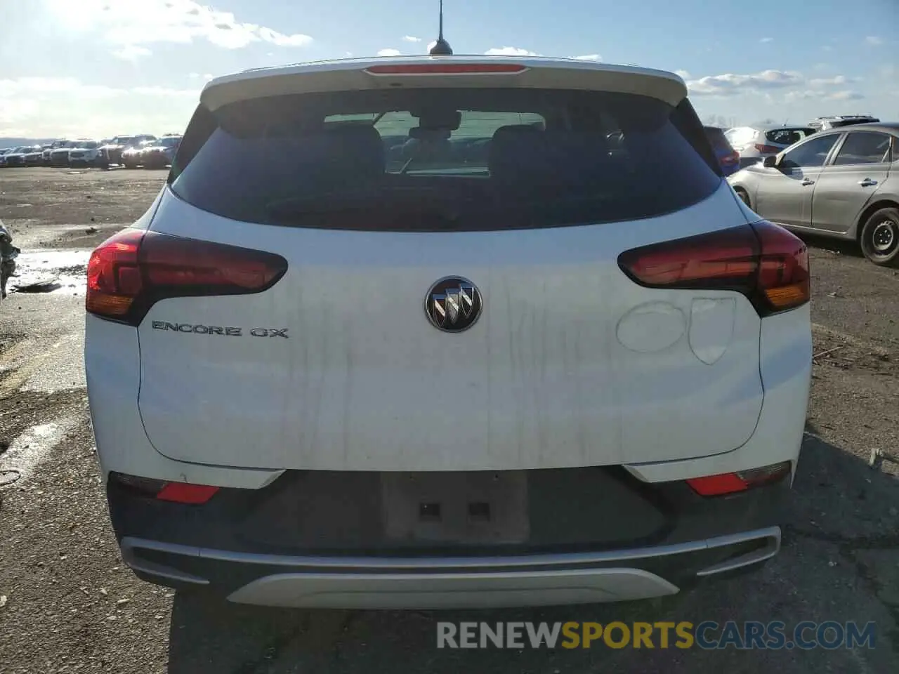 6 Фотография поврежденного автомобиля KL4MMBS21MB174874 BUICK ENCORE 2021