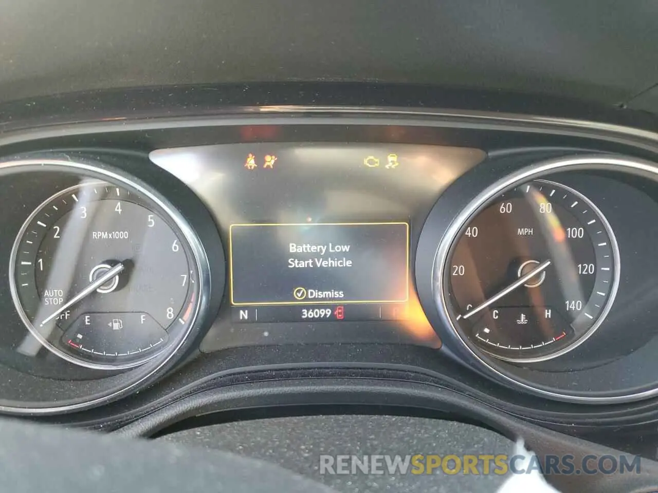9 Фотография поврежденного автомобиля KL4MMBS21MB174874 BUICK ENCORE 2021