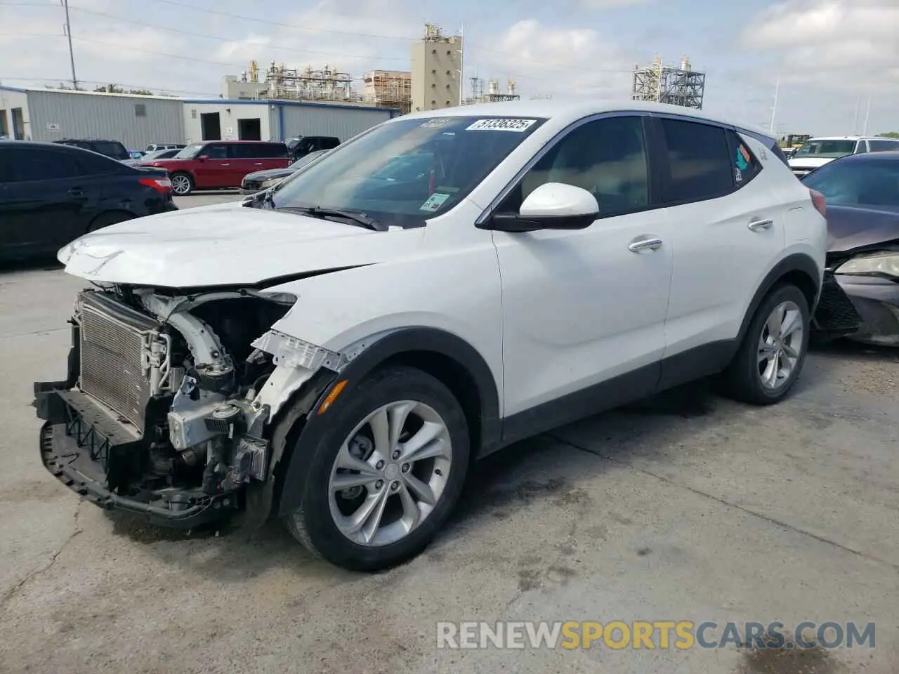 1 Фотография поврежденного автомобиля KL4MMBS24MB055359 BUICK ENCORE 2021