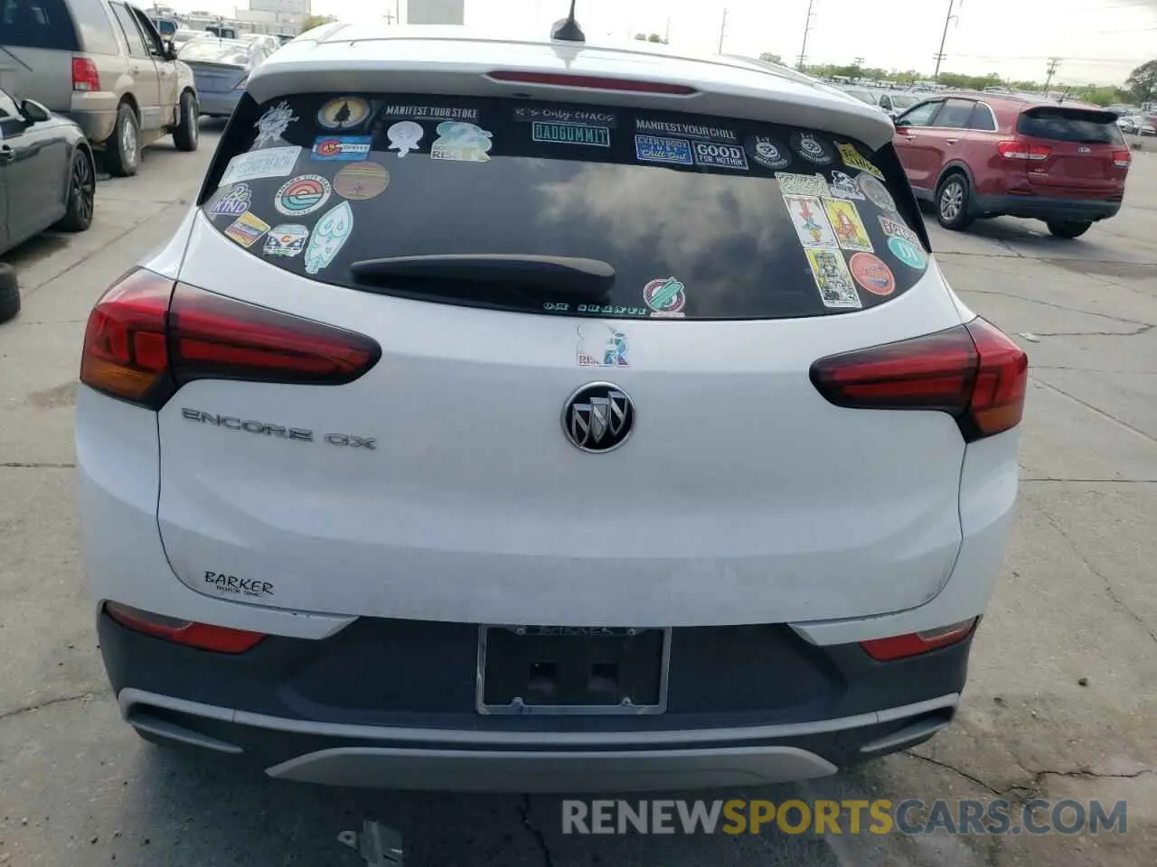 6 Фотография поврежденного автомобиля KL4MMBS24MB055359 BUICK ENCORE 2021