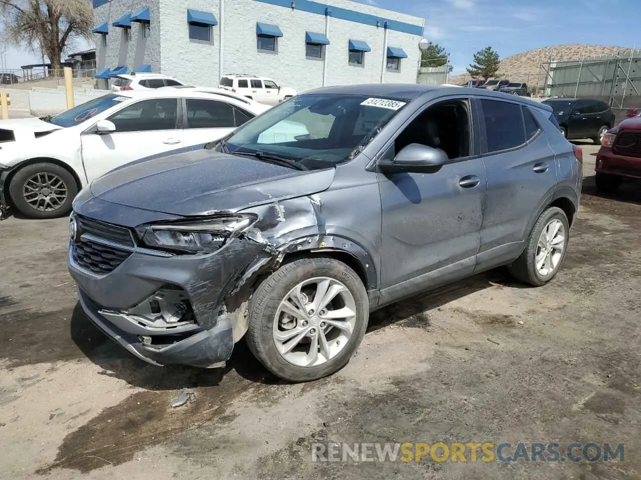 1 Фотография поврежденного автомобиля KL4MMBS24MB137219 BUICK ENCORE 2021