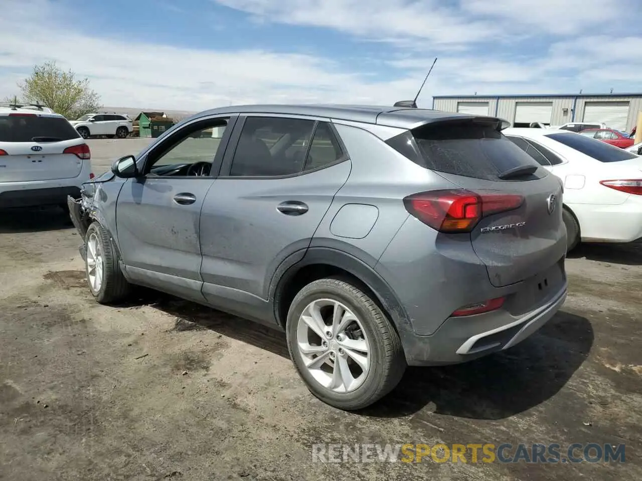 2 Фотография поврежденного автомобиля KL4MMBS24MB137219 BUICK ENCORE 2021