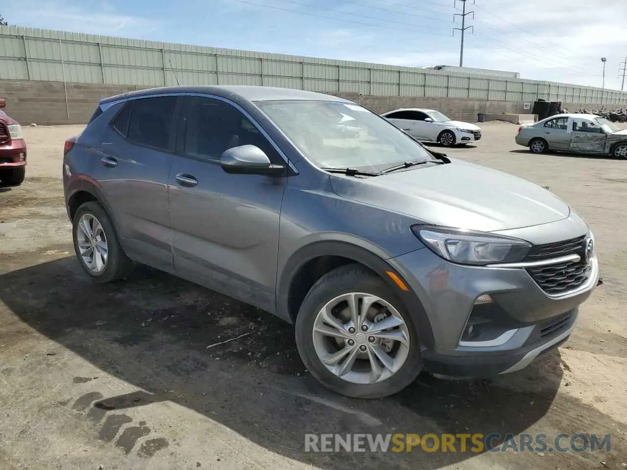 4 Фотография поврежденного автомобиля KL4MMBS24MB137219 BUICK ENCORE 2021