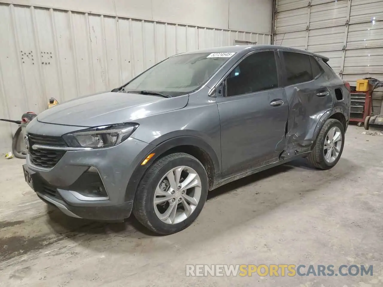 1 Фотография поврежденного автомобиля KL4MMBS26MB063057 BUICK ENCORE 2021