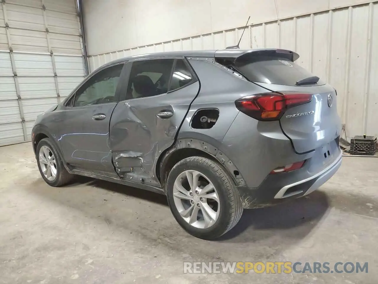 2 Фотография поврежденного автомобиля KL4MMBS26MB063057 BUICK ENCORE 2021