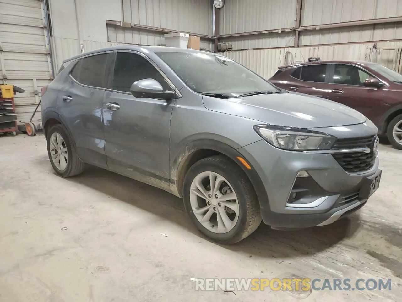 4 Фотография поврежденного автомобиля KL4MMBS26MB063057 BUICK ENCORE 2021