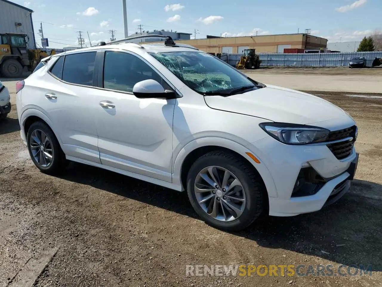 4 Фотография поврежденного автомобиля KL4MMBS26MB085110 BUICK ENCORE 2021