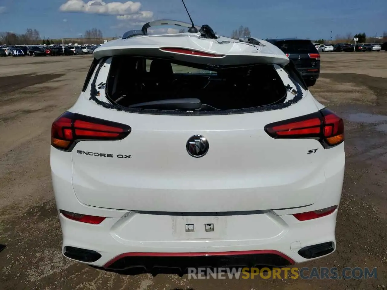 6 Фотография поврежденного автомобиля KL4MMBS26MB085110 BUICK ENCORE 2021
