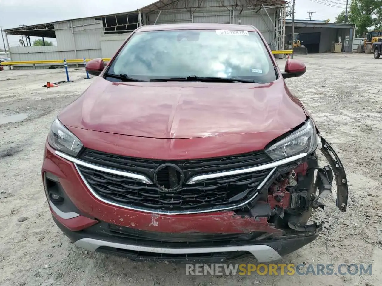 5 Фотография поврежденного автомобиля KL4MMBS27MB043514 BUICK ENCORE 2021