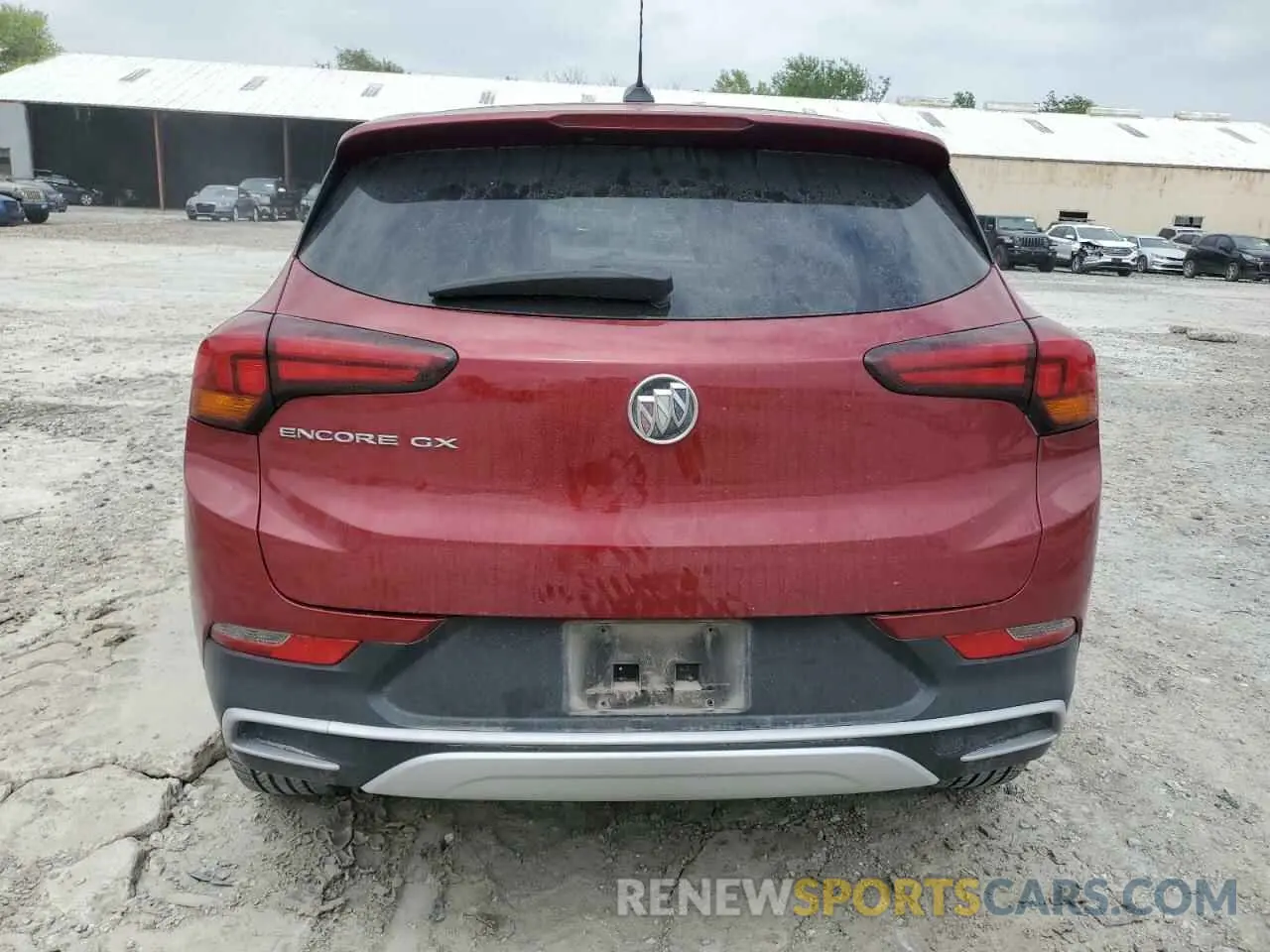 6 Фотография поврежденного автомобиля KL4MMBS27MB043514 BUICK ENCORE 2021