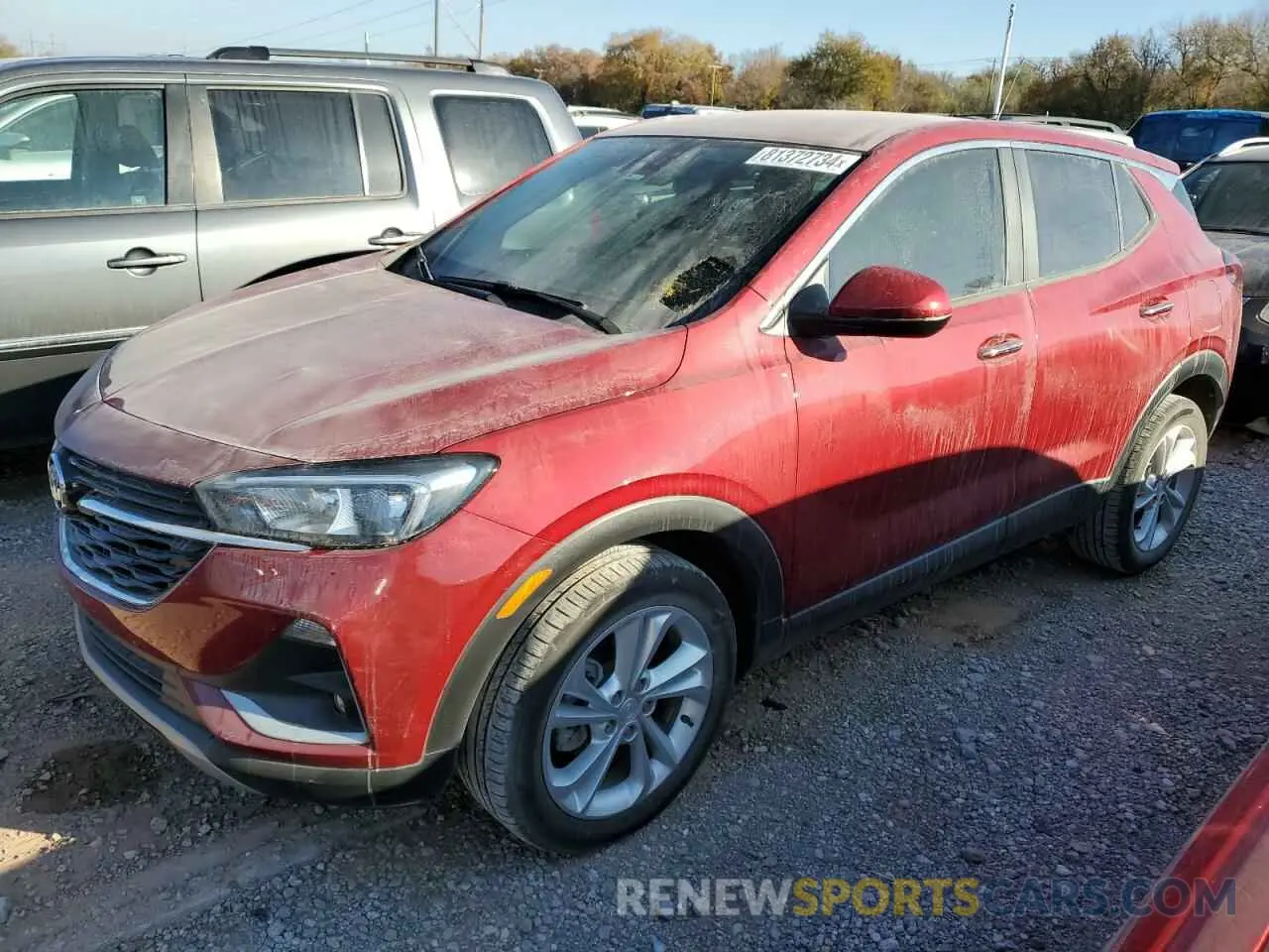 1 Фотография поврежденного автомобиля KL4MMBS28MB058300 BUICK ENCORE 2021