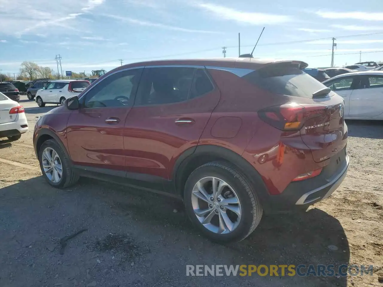 2 Фотография поврежденного автомобиля KL4MMBS28MB058300 BUICK ENCORE 2021