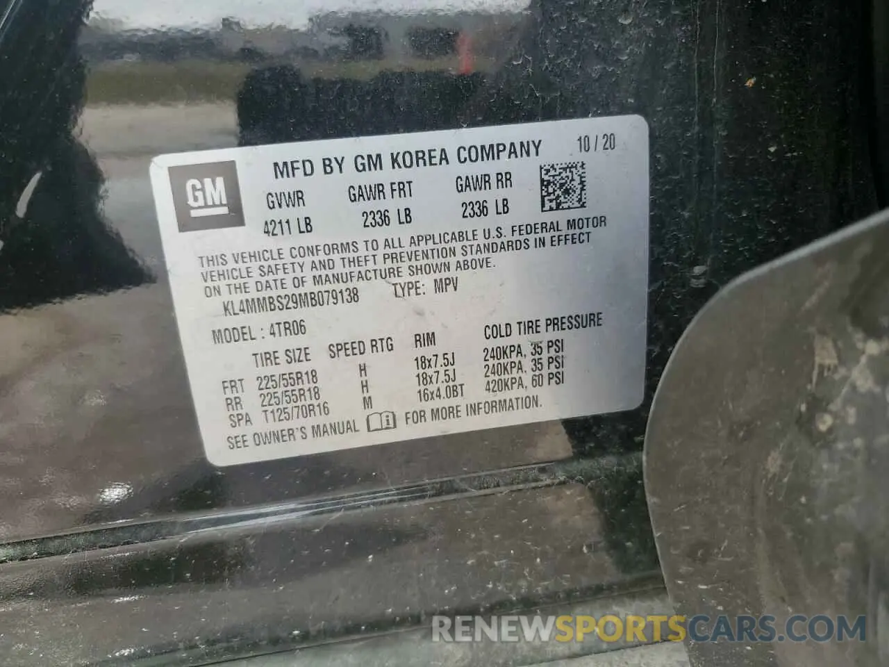 15 Photograph of a damaged car KL4MMBS29MB079138 BUICK ENCORE 2021