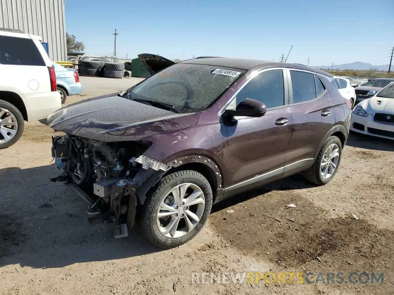 1 Фотография поврежденного автомобиля KL4MMBS2XMB036301 BUICK ENCORE 2021