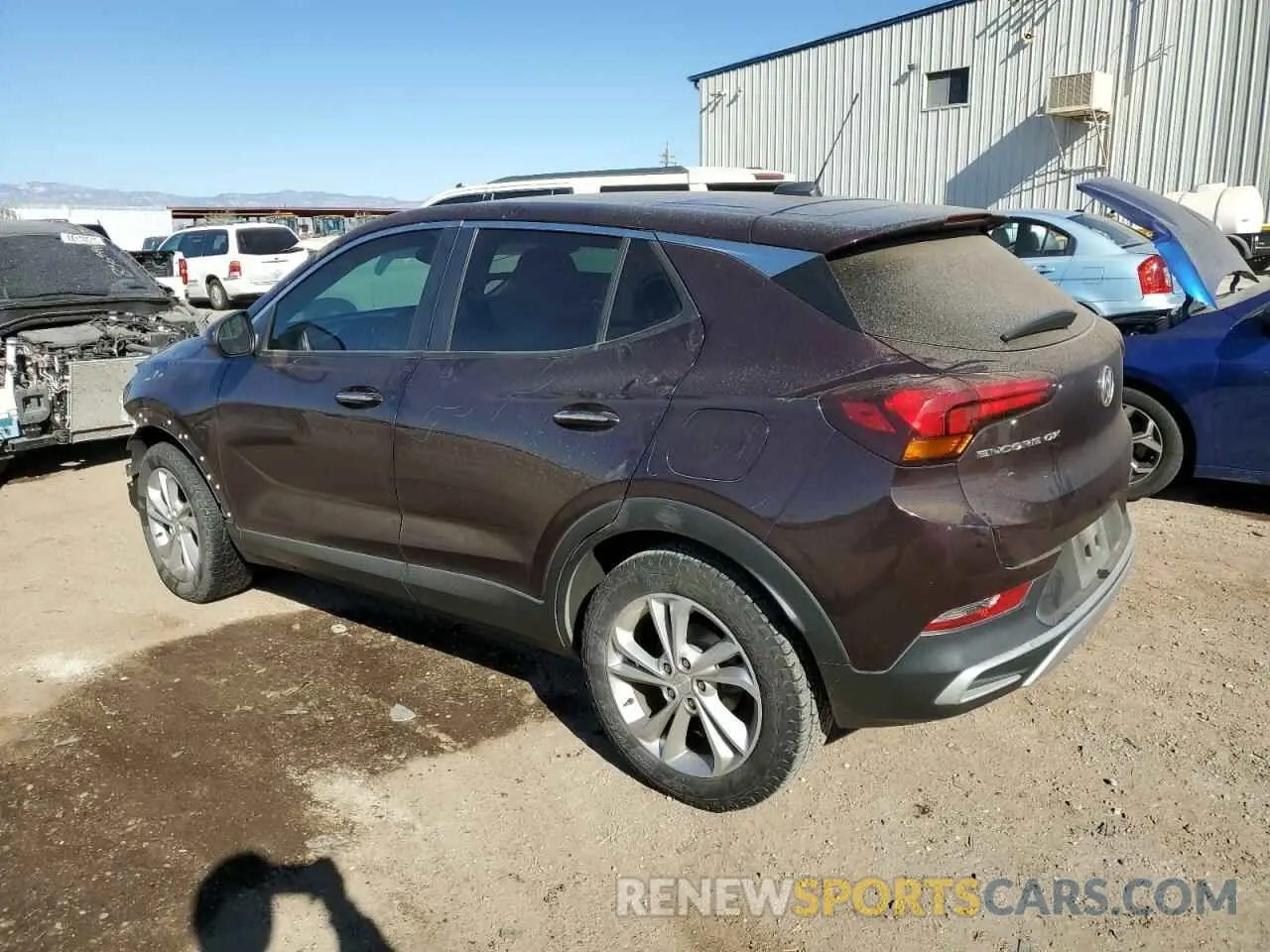 2 Фотография поврежденного автомобиля KL4MMBS2XMB036301 BUICK ENCORE 2021