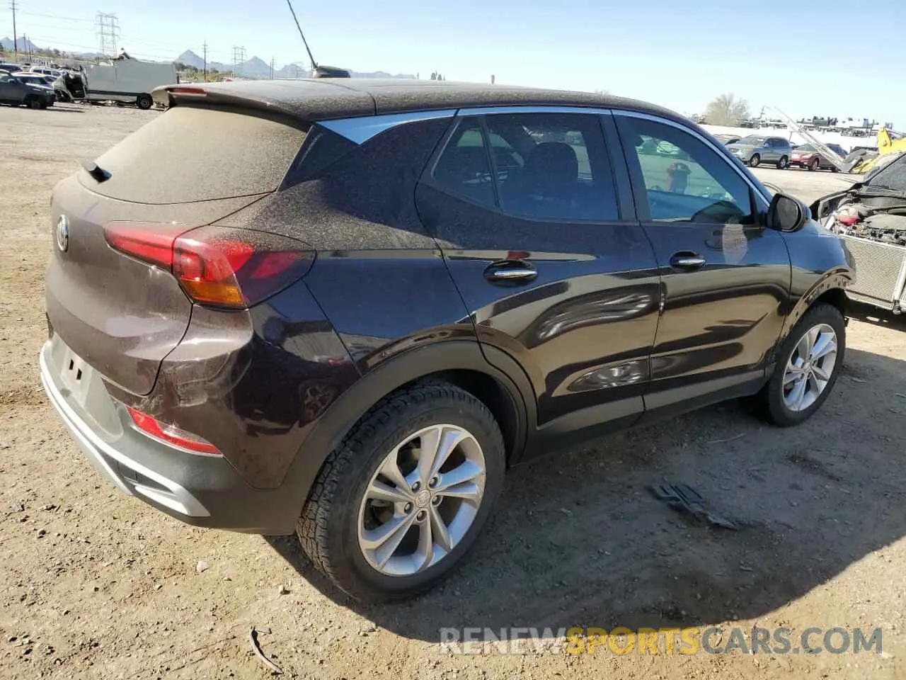 3 Фотография поврежденного автомобиля KL4MMBS2XMB036301 BUICK ENCORE 2021